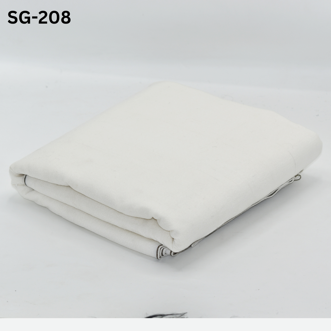 Charsadda Khamta Kaddar Khadi Suits (White color)