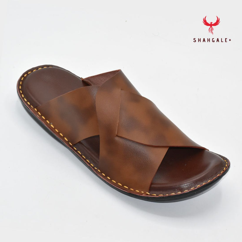 Handmade soft slipper (Double Shade Brown)