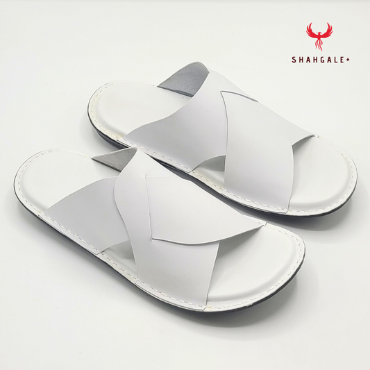 Handmade Slipper (White color)