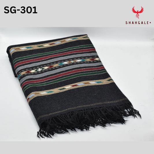 Salam pur Shawl (Angoori Black)