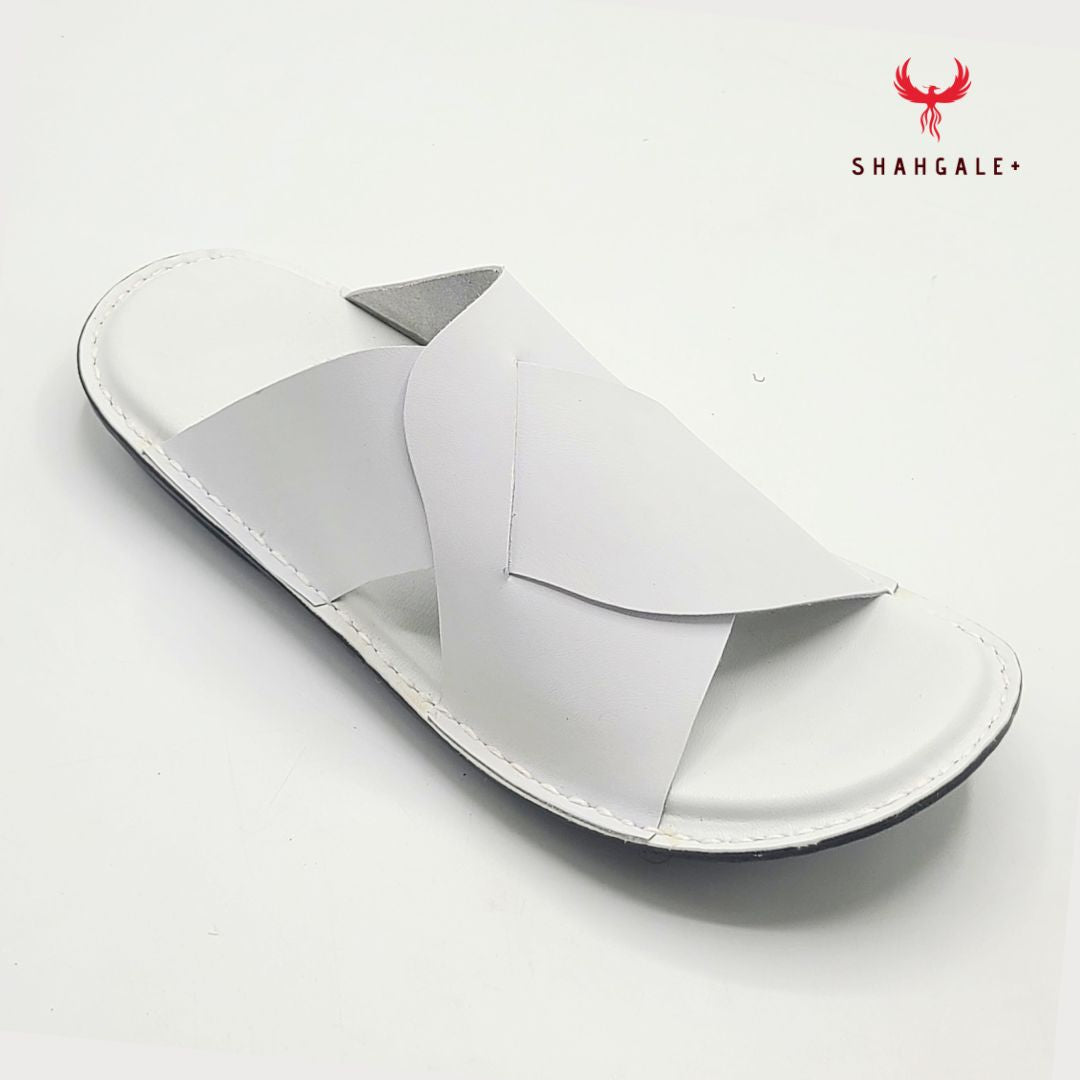Handmade Slipper (White color)