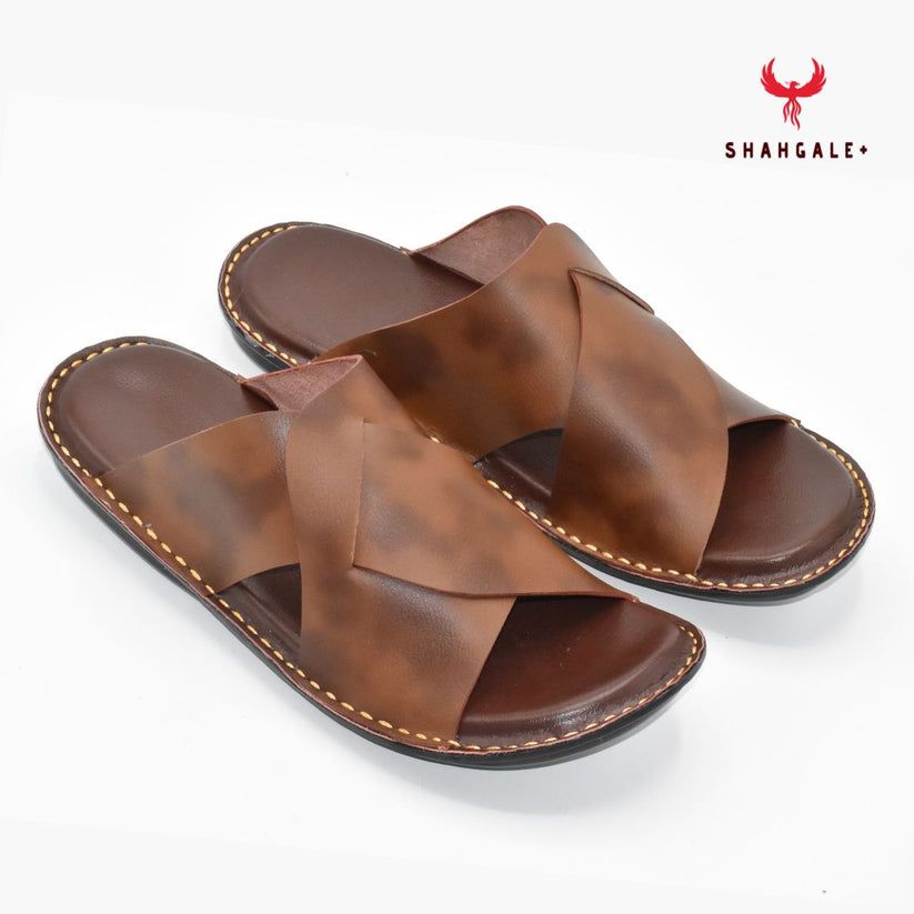 Handmade soft slipper (Double Shade Brown)